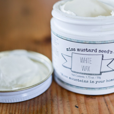 White Wax - Miss Mustard Seed Milk Paint